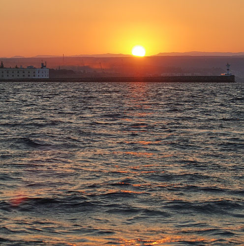 Севастополь с моря в сентябре